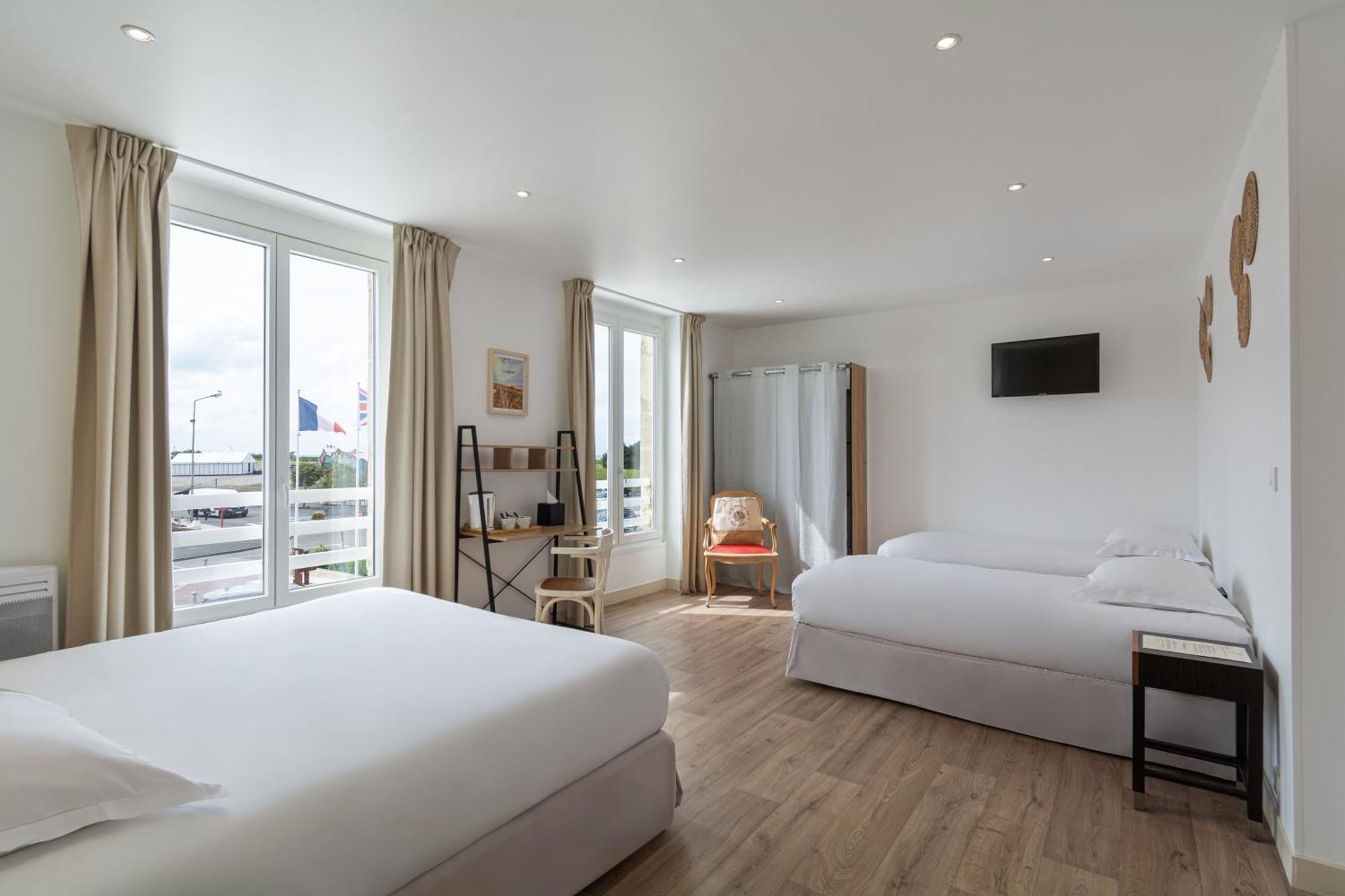 Hotel De La Plage Courseulles-sur-Mer Kültér fotó